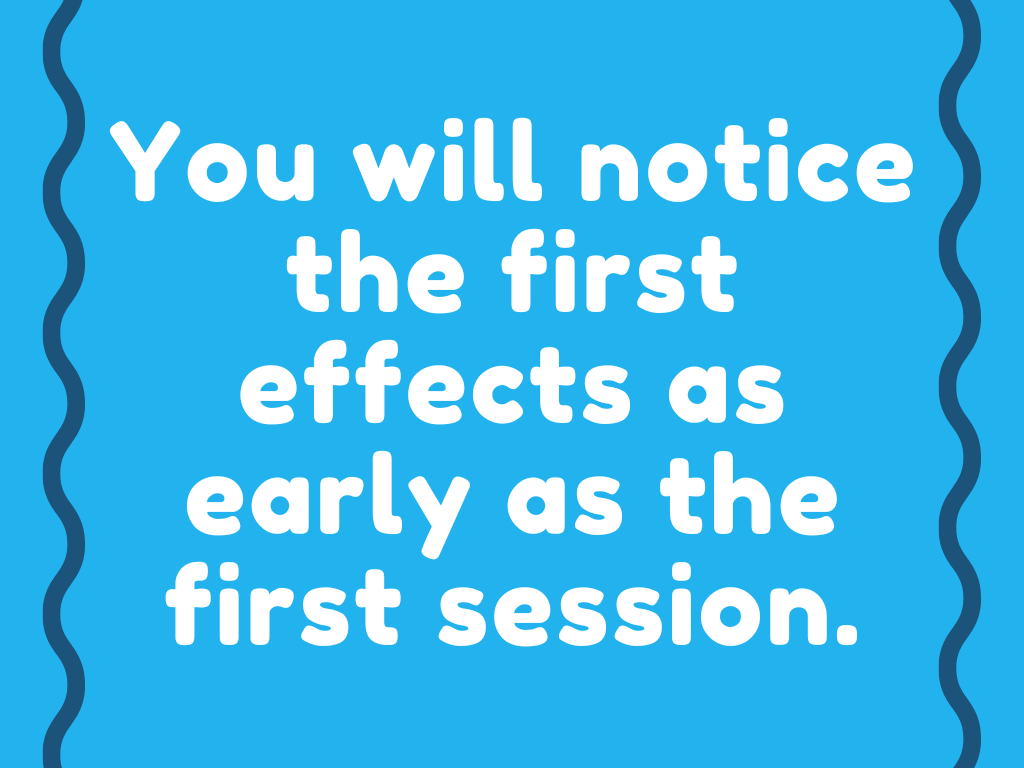 First effects as early as the first session of sophrology